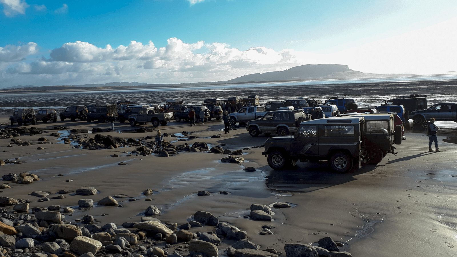 Vehicles on Beach